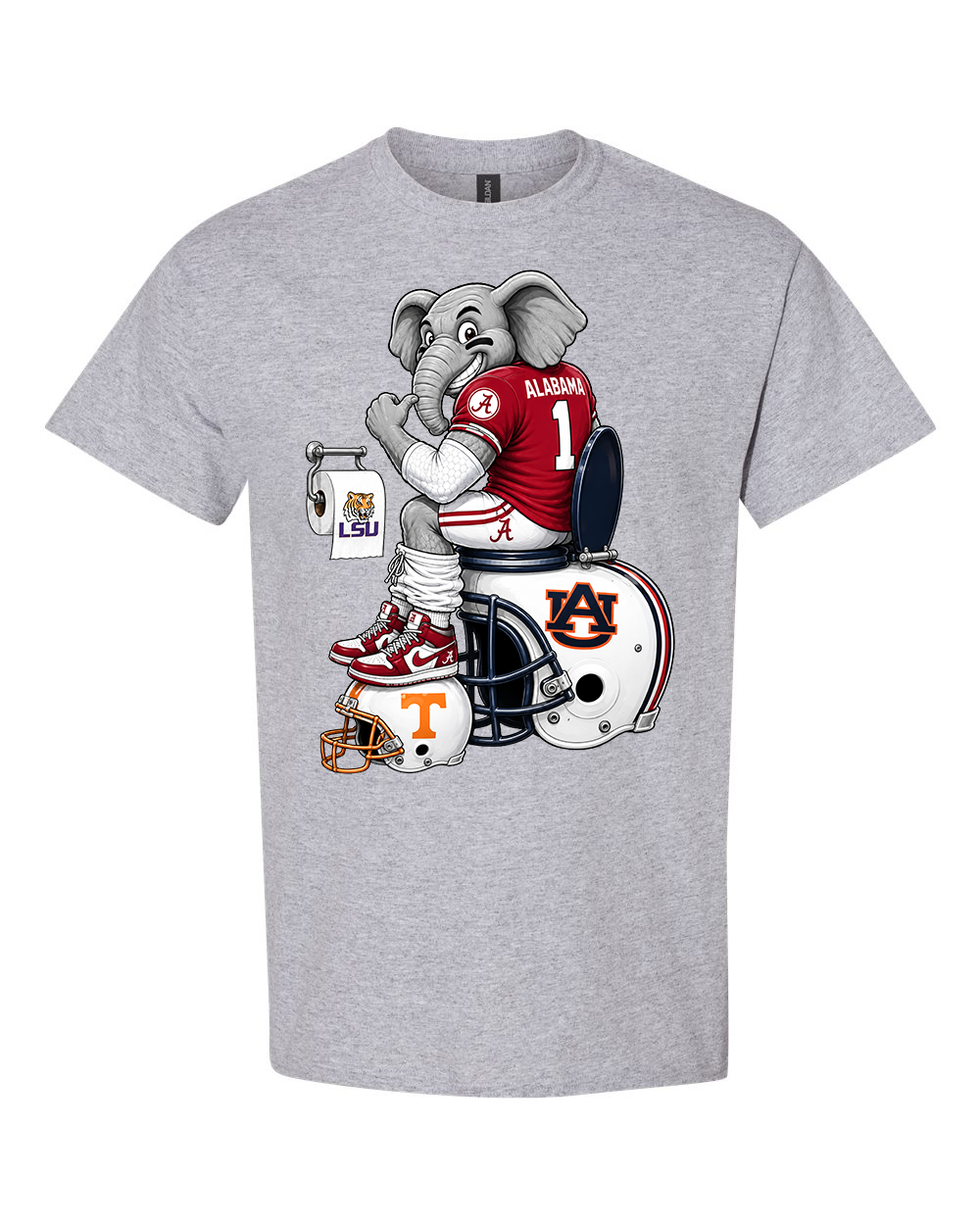 NCAA University Of Alabama Rivalry Graphic Tee