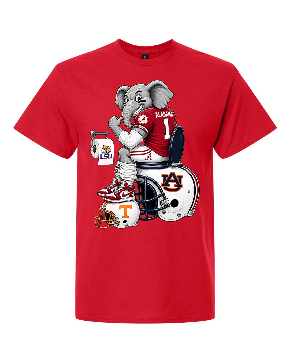 NCAA University Of Alabama Rivalry Graphic Tee