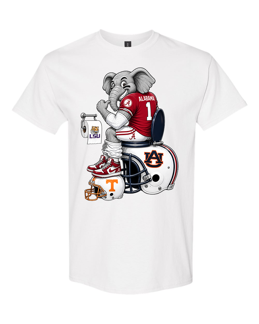 NCAA University Of Alabama Rivalry Graphic Tee