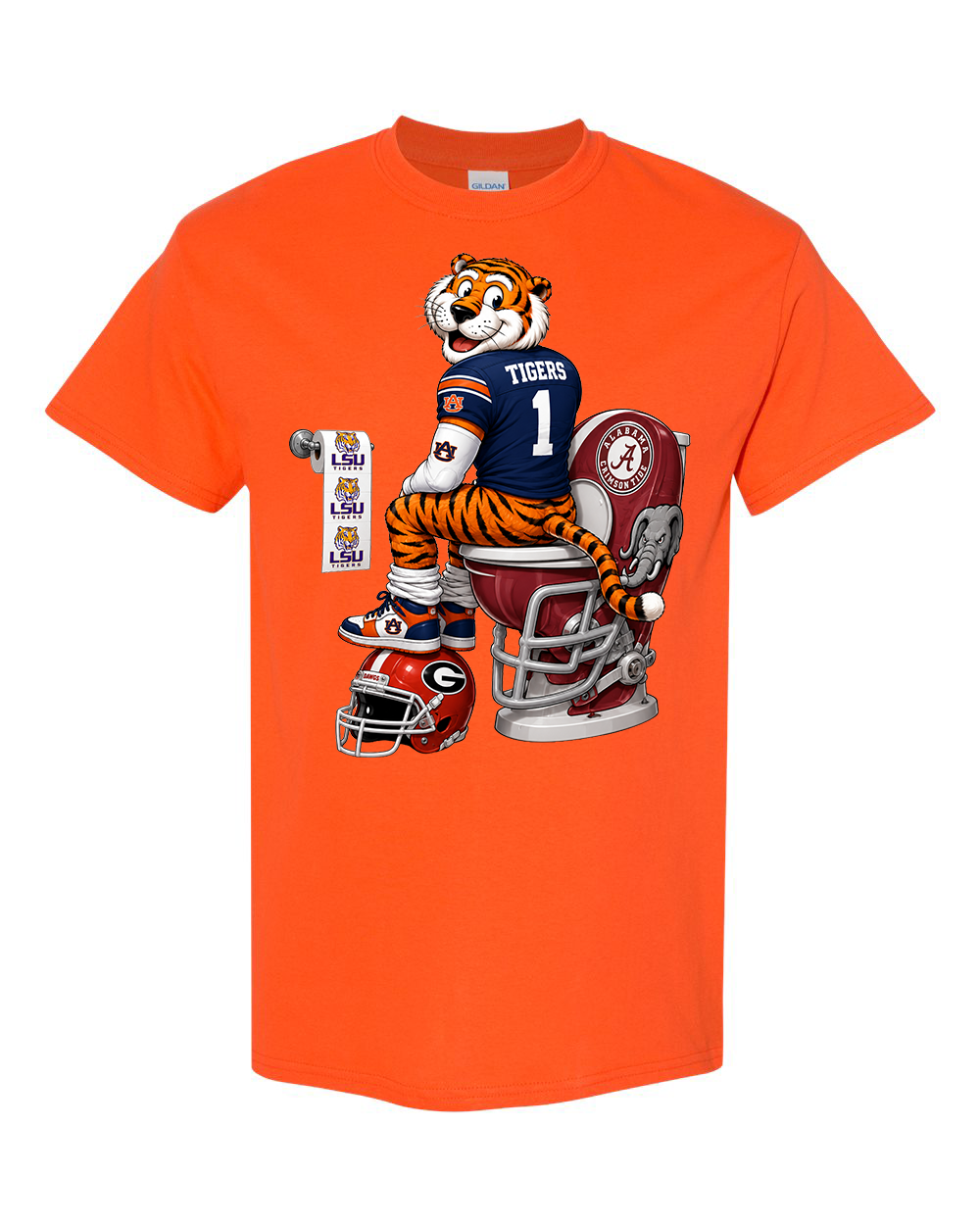 NCAA University Of Auburn Rivalry Graphic Tee