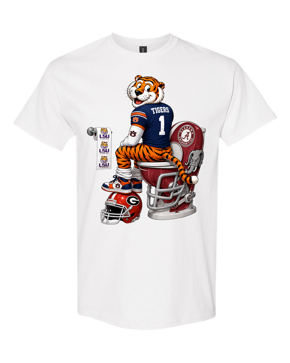 NCAA University Of Auburn Rivalry Graphic Tee