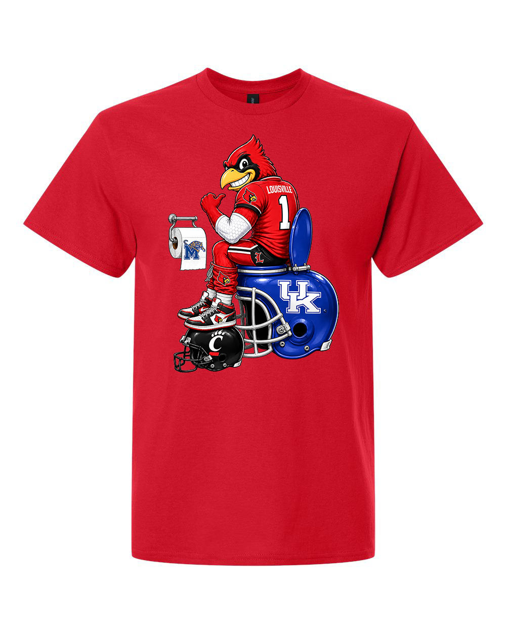 NCAA University Of Louisville Cardinals Rivalry Graphic Tee