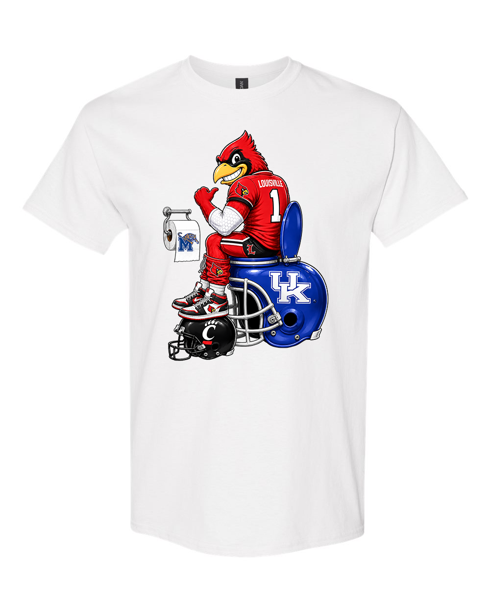 NCAA University Of Louisville Cardinals Rivalry Graphic Tee