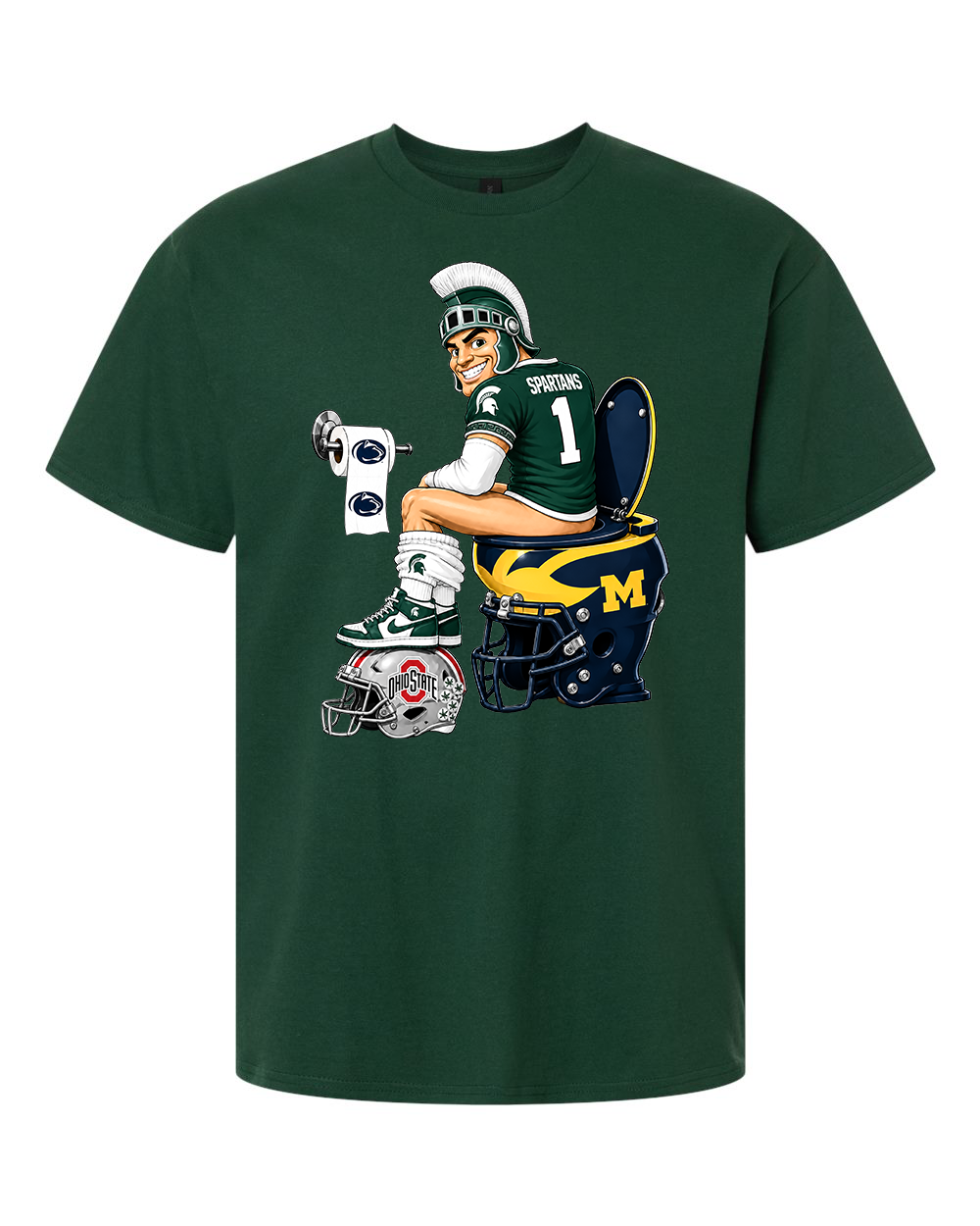 NCAA Michigan State University Rivalry Graphic Tee