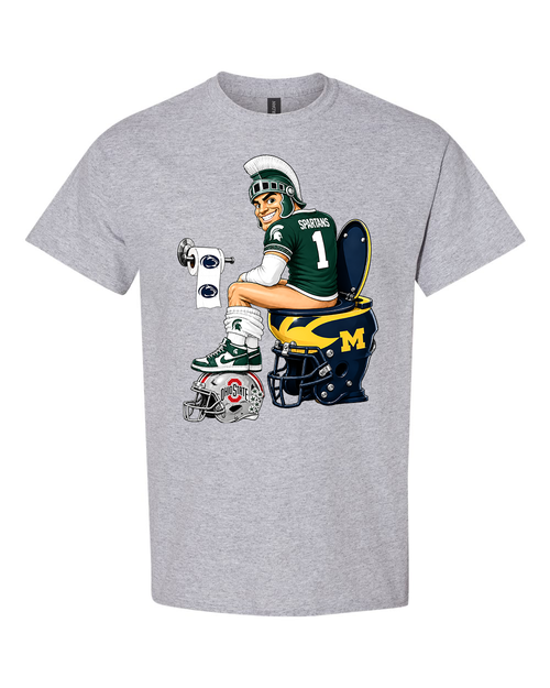 NCAA Michigan State University Rivalry Graphic Tee