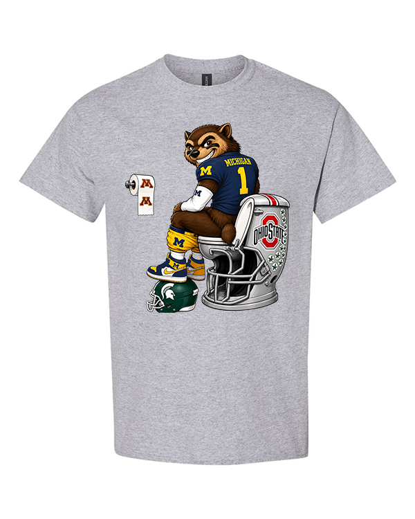 NCAA Michigan Wolverine Rivalry Graphic Tee
