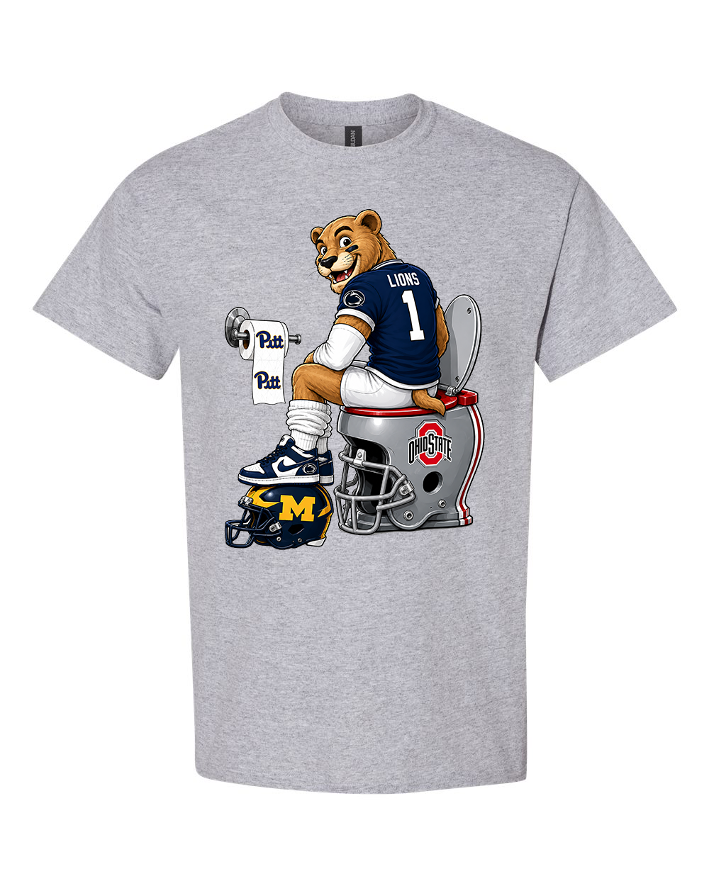 NCAA Penn State University Rivalry Graphic Tee