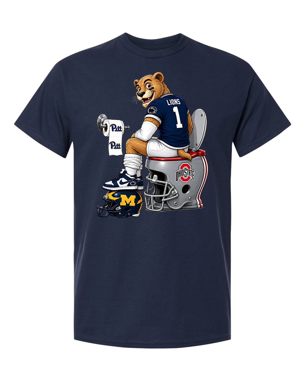 NCAA Penn State University Rivalry Graphic Tee