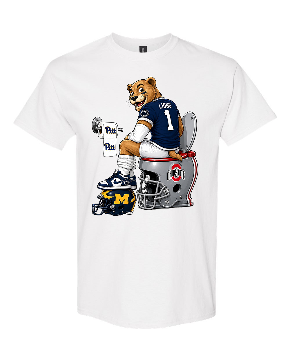 NCAA Penn State University Rivalry Graphic Tee