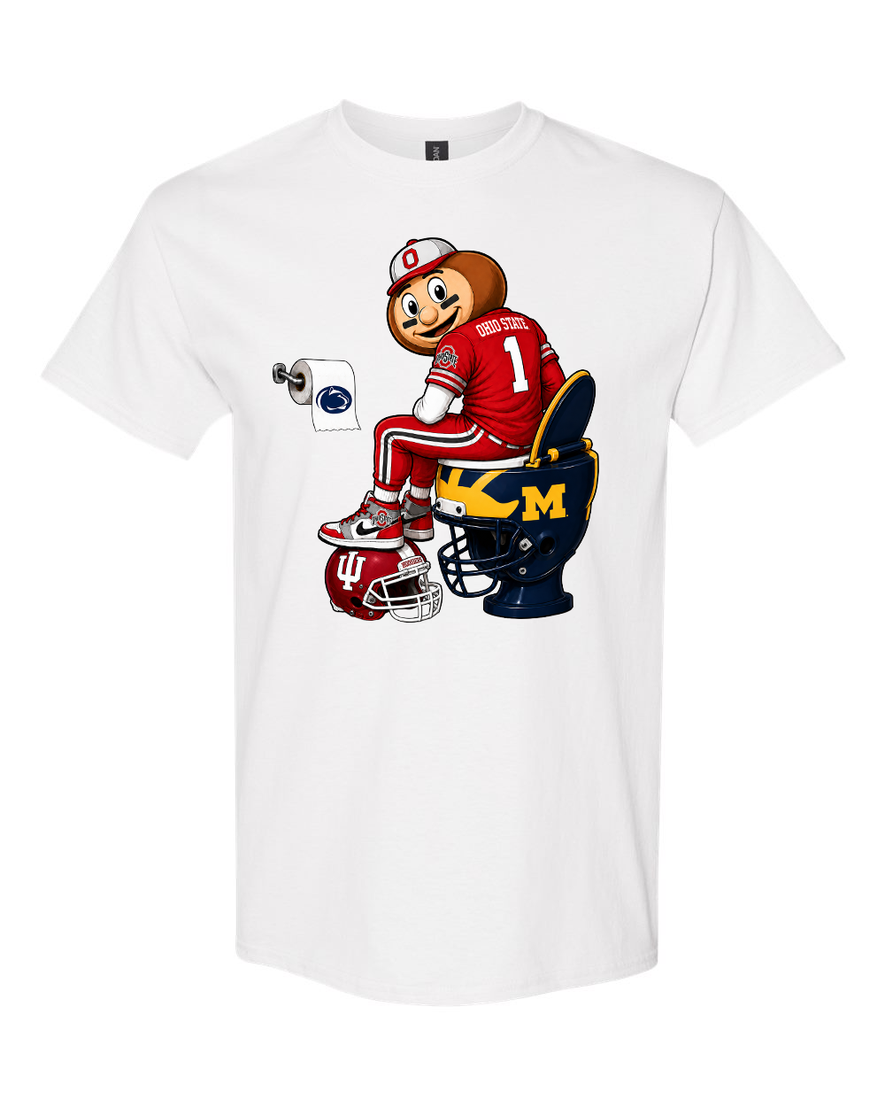 NCAA Ohio State Rivalry Graphic Tee