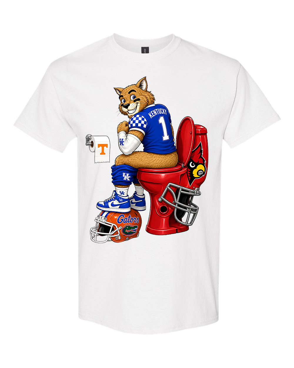NCAA University Of Kentucky Rivalry Graphic Tee